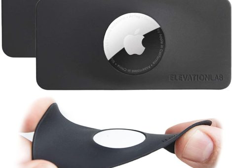 TagVault™ AirTag Wallet Holder – The Thinnest AirTag Wallet Card Insert | Flexible, Stays Hidden, Patent Pending | Elevation Lab